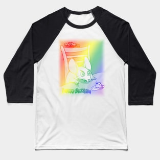 Mother, I Crave Cheddar (Rainbow Version) Baseball T-Shirt